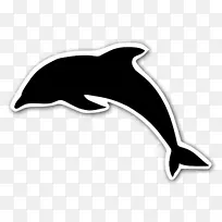 海豚 剪影 图纸