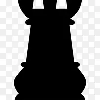 国际象棋 轮廓 象形图