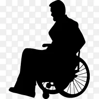 轮椅 残疾 坐姿