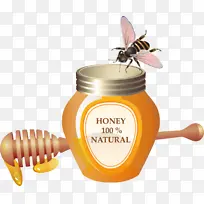蜜蜂 蜂蜜 卡通