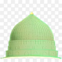 帽子 绿色 圆顶
