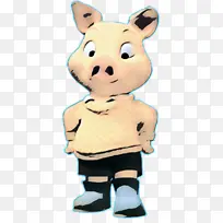 猪 吉祥物 角色