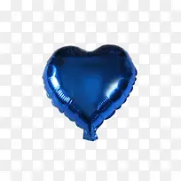 气球 心形 蓝色