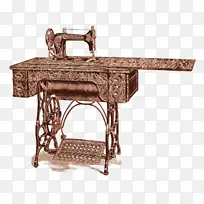 长方形 桌子 缝纫机