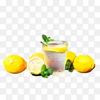 柠檬水 果汁 柠檬汁饮料