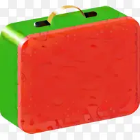 长方形 午餐盒 红色