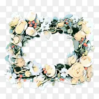 花圈 画框 花朵