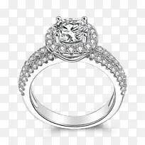 订婚戒指 戒指 珠宝