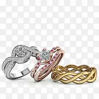 采购产品戒指 结婚戒指 身体珠宝