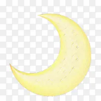 香蕉 黄色 新月形