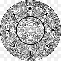 阿兹特克太阳石 阿兹特克日历 玛雅文明