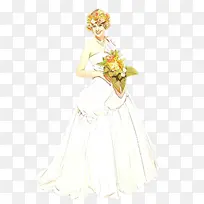 婚纱 新娘 素描