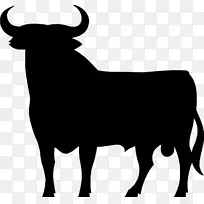 西班牙斗牛 奥斯本公牛 公牛