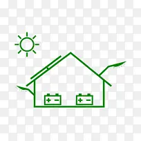 屋顶光伏电站 太阳能集热器 太阳能混合动力系统