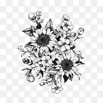 花卉设计 纹身 创意
