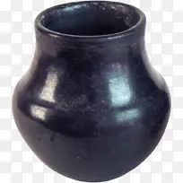 陶器 花瓶 马