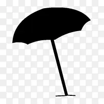 雨伞 剪影 线条