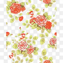 花卉设计 玫瑰 纺织品