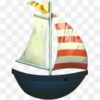 拖船 单桅帆船 三角帆