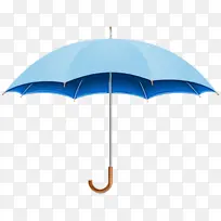 雨伞 蓝色 三维空间