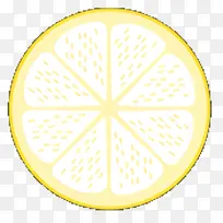 柠檬黄圆形