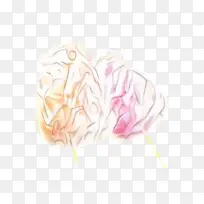 绘画 耳朵 白色