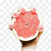 葡萄柚 桃子 粉色