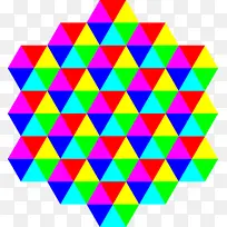 镶嵌 三角形 六边形
