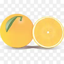 橙子 柠檬 黄色
