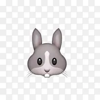 表情符号 兔子 复活节兔子