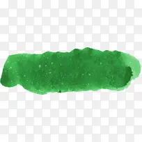 水彩画 绿色 毛笔