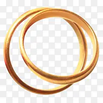 戒指 结婚戒指 黄铜