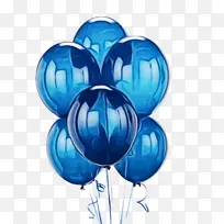 气球 蓝色 海军蓝