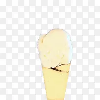 冰淇淋蛋筒 黄色 蛋筒
