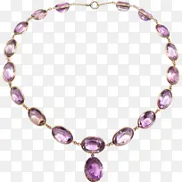 紫水晶 珍珠 项链