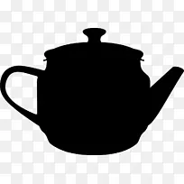 茶壶 轮廓 茶