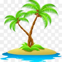 博客 棕榈树 岛屿