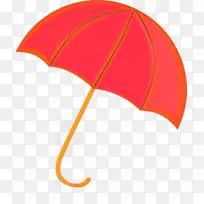 雨伞 橙色 叶子