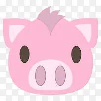 猪 表情符号 贴纸