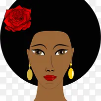 非裔美国人 女性 剪贴画女性