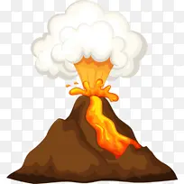 火山 火山山 火山喷发