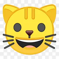 表情符号 微笑 猫