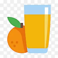 黄色 橙汁 橙汁饮料