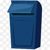 回收箱 回收 钴蓝