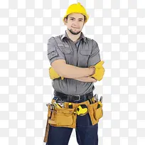建筑工人 安全帽 建筑工头