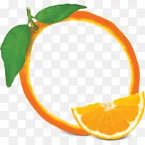 橙子 果皮 水果