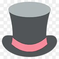 帽子 圆筒 粉色