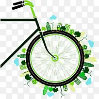 自行车 自行车框架 轮辐