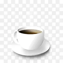 咖啡杯 白咖啡 茶碟