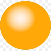 球体 点 橙色